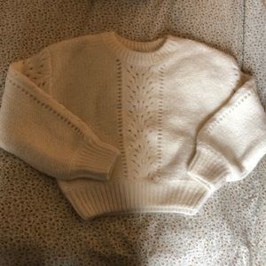 & Other Stories Chunky Eyelet Sweater S